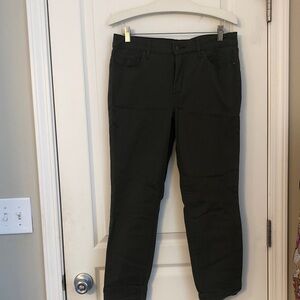 Jessica Simpson Dark Green Ankle Jeans